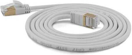 Wantec S/FTP Cat.7 Ethernet Network Cable 0.25m Gray