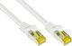 Alcasa S/FTP Kat.7 10Gbps Netzwerkkabel Ethernet 0.15m Weiß