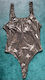 Ophelia's Dream Lingerie Metallic Teddy Ash Grey 10h4145