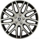 Versaco Car Hubcap Set Dakar with Mercedes Benz Emblem 14" 4pcs Silver