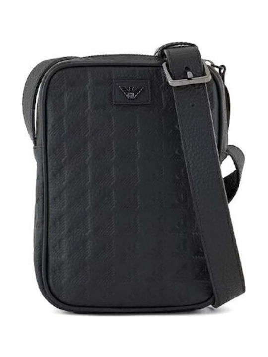 ショルダーバッグ EMPORIO ARMANI Men Shoulder bag Black EM001737AF14774 UC001 Emporio Armani Shoulder bag with monogram | Men's Bags | Vitkac