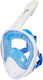 Bluewave Μάσκα Θαλάσσης Σιλικόνης Full Face Λευκή