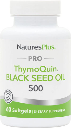 Nature's Plus Pro Thymoquin Black Seed Oil 500mg 60 softgels