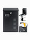 Humberg Outdoor Mailbox Inox in Black Color 39x25.5x12cm