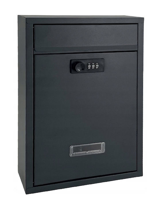 Cutie Poștală pentru Exterior Inox în Culoarea Gri 32x8x22cm