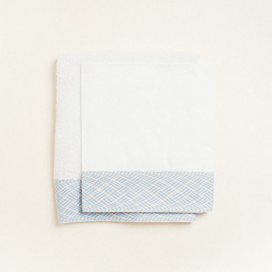 Beauty Home Set Christening Oilcloths Blue 3 Pieces