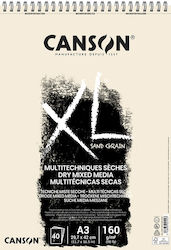 Bloc Canson XL cu textură de nisip, culoare nat...