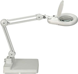 Maul LED Magnifying Lamp Viso Stand White Maul LED Magnifying Lamp Viso Stand White