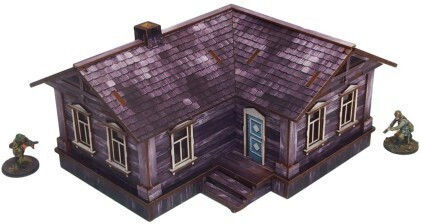 WW2 Ostfront Dorf Marias Haus 1:28mm