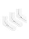 Guess Γυναικείες Κάλτσες Pure White 3Pack