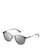 FILA Unisex Sunglasses with Gray Metal Frame and Gray Lens SFI217 627X