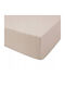 Matex Sheet Double with Elastic 140x190cm. Beige_15
