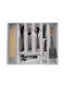 Orion Plastic Drawer Cutlery Tray 36.5x27.5x4.5cm Grey