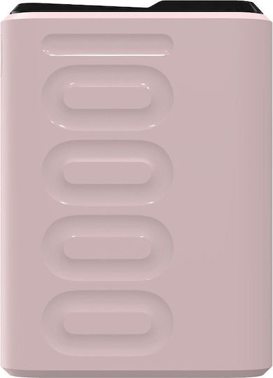 RealPower PB-10000C Power Bank 10000mAh 20W с 3 USB-C порта Power Delivery Розов