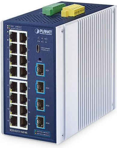 Planet Technology v1 Managed L2 Switch με 16 Θύρες Gigabit (1Gbps) Ethernet