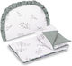 Sensillo Baby Cradle Bedding Set 2pcs Green
