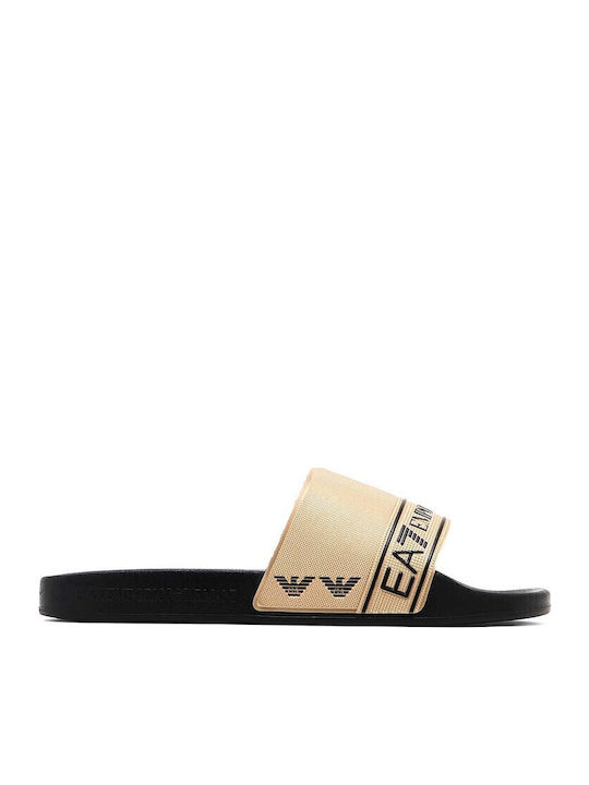 Emporio Armani Men's Slides Gold