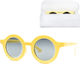 Luvlu Στρογγυλά Παιδικά Γυαλιά Ηλίου με Polarized Φακό Κίτρινα για 2-10 Ετών