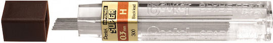 Графити за автоматични моливи Pentel 0.3 H