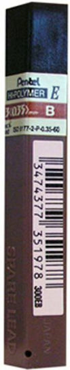 Pentel 12 Pencil Leads 0.3mm B Type