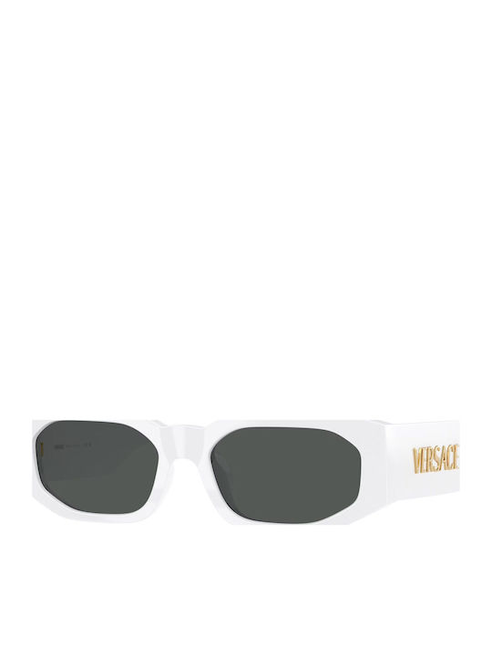 Versace Unisex Γυαλιά Ηλίου με Λευκό Κοκκάλινο ...