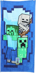 Minecraft Παιδική Πετσέτα Θαλάσσης Beware 70x140εκ Jfk103250 Μπλε Minecraft Παιδική Πετσέτα Θαλάσσης Beware 70x140εκ Jfk103250 Μπλε