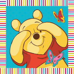 Λαβέτες Disney Παιδ Cotton 100% 30x30cm Winnie 01 Digital Print Dimcol Λαβέτες Disney Παιδ Cotton 100% 30x30cm Winnie 01 Digital Print Dimcol