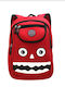 NOHOO Schulranzen Rucksack Kindergarten Rote 30 x 18 x 39cm
