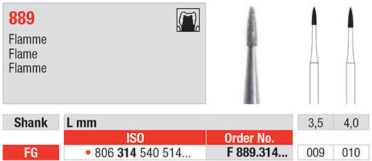 eDenta Milling Cutter for Rotary Tool