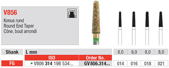 eDenta Milling Cutter for Rotary Tool