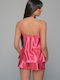 Milena by Paris Summer Satin Babydoll Watermelon