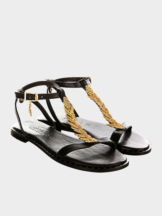 Caryatis Anatomic Σανδάλια Black