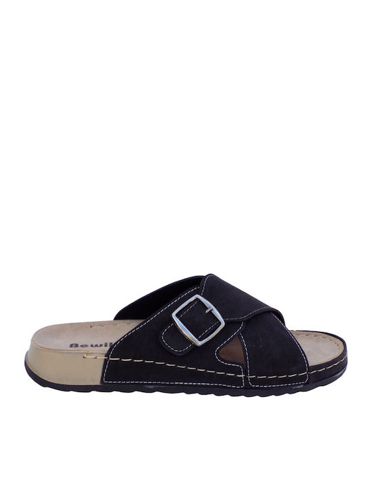 Herrensandalen in Schwarz Farbe