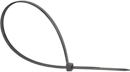 Good Connections Plastic Cable Ties in Black Colour (100 pcs) KAB-20S48