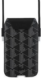 Husă de telefon Lacoste din amestec PVC Monogram XL Negru Husă de telefon Lacoste din amestec PVC Monogram XL Negru