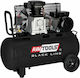 AWTools Compressor Μονοφασικό Κομπρεσέρ Αέρος 97dB με Ισχύ 3hp και Αεροφυλάκιο 90lt
