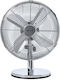 Singer Επιτραπέζιος Ανεμιστήρας 35W Διαμέτρου 30cm Ασημί