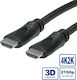 Roline Cable 11.99.5683 Hdmi M To Hdmi M 5m Black