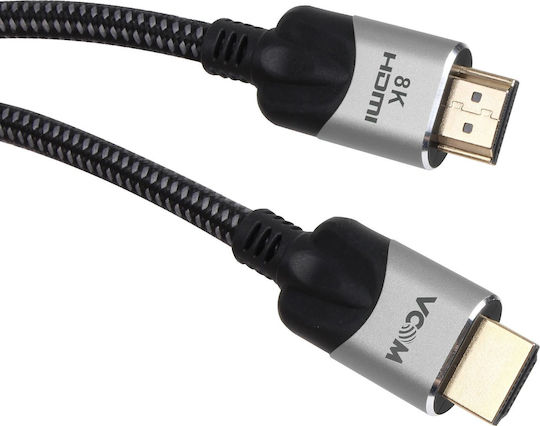 Vcom Cg865-3m Cable Hdmi M To Hdmi M 1.5m 8k@60hz Hdr Black