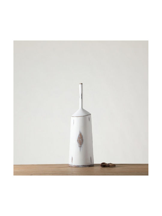 Espiel Decorative Vase White 19.5x19.5x64.5cm