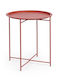 Austin Auxiliary Outdoor Metal Table Terracotta 46x46x52cm