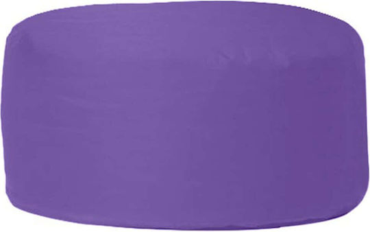 Πουφ Μαξιλάρα Αδιάβροχη Purple 55x55x30cm