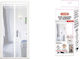 Hoomei Pet Friendly Door Mosquito Net with Velcro with Magnetic Clasp White 220x110cm