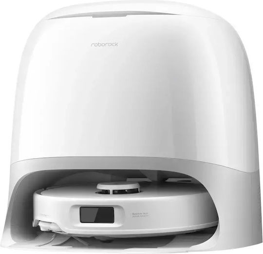 Roborock Qrevo Curv 5A1 Aspirator Robot cu Cartografiere Laser și Putere de Aspirație 18500Pa Alb