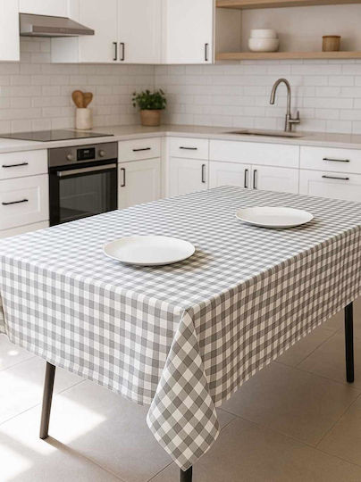Linea Home Tischdecke Grau 140x140cm