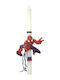 Easter Candle Spiderman Square Handmade Red Candle