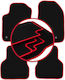 Carlux-rote Fußmatten Alfa Romeo Giulietta Hatchback 2010-2020