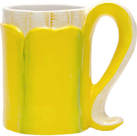 Donkey Mug Ceramic Yellow
