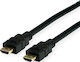 Value HDMI 2.0 Premium High Speed 4K 60Hz HDR Angle Cable HDMI Male - HDMI Male 1.5m Black