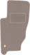 Beige Driver Mat Jeep Cherokee Liberty Kj Off-road 2002-2007